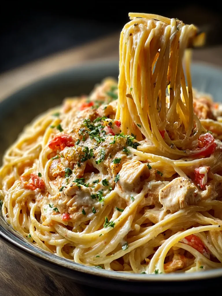 Creamy Crockpot Chicken Spaghetti: Effortless Comfort Food First Image