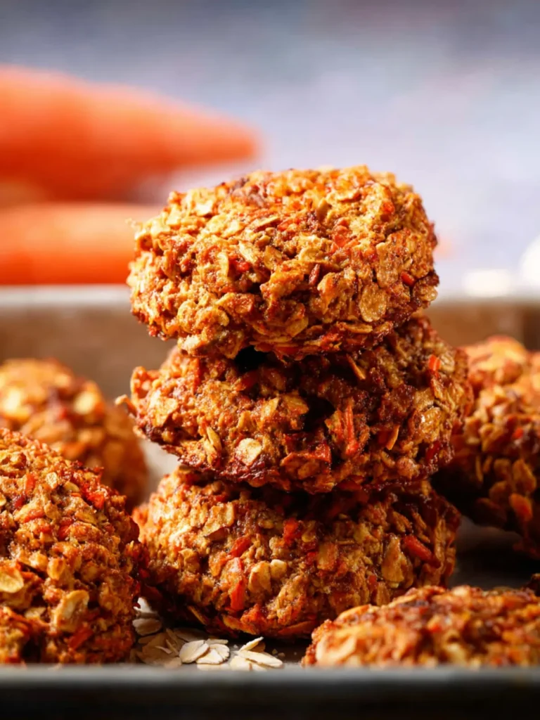 Healthy Carrot Oatmeal Cookies First Image