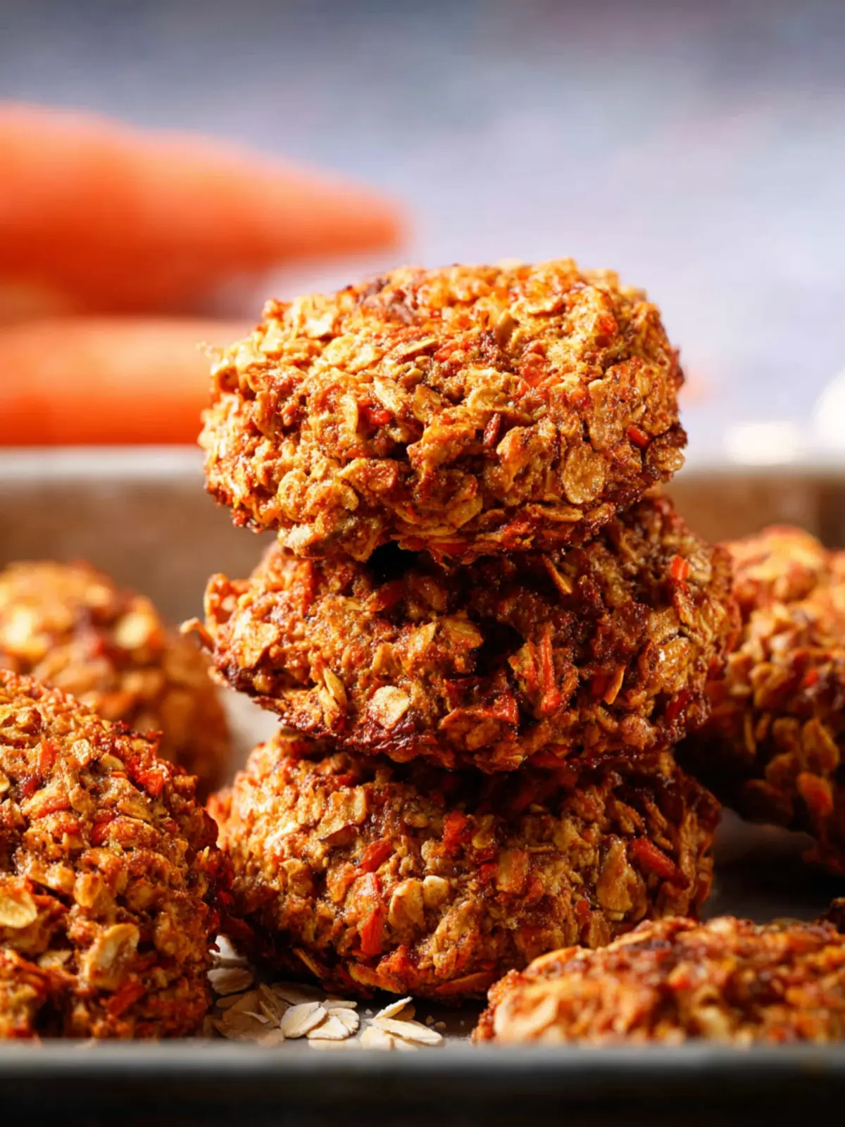 Healthy Carrot Oatmeal Cookies First Image