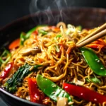 30-Minute Vegetable Lo Mein with Homemade Sauce First Image