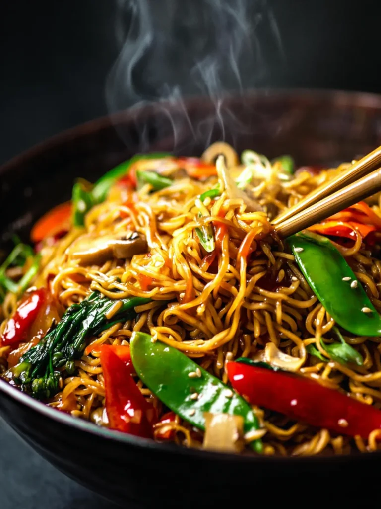 30-Minute Vegetable Lo Mein with Homemade Sauce First Image