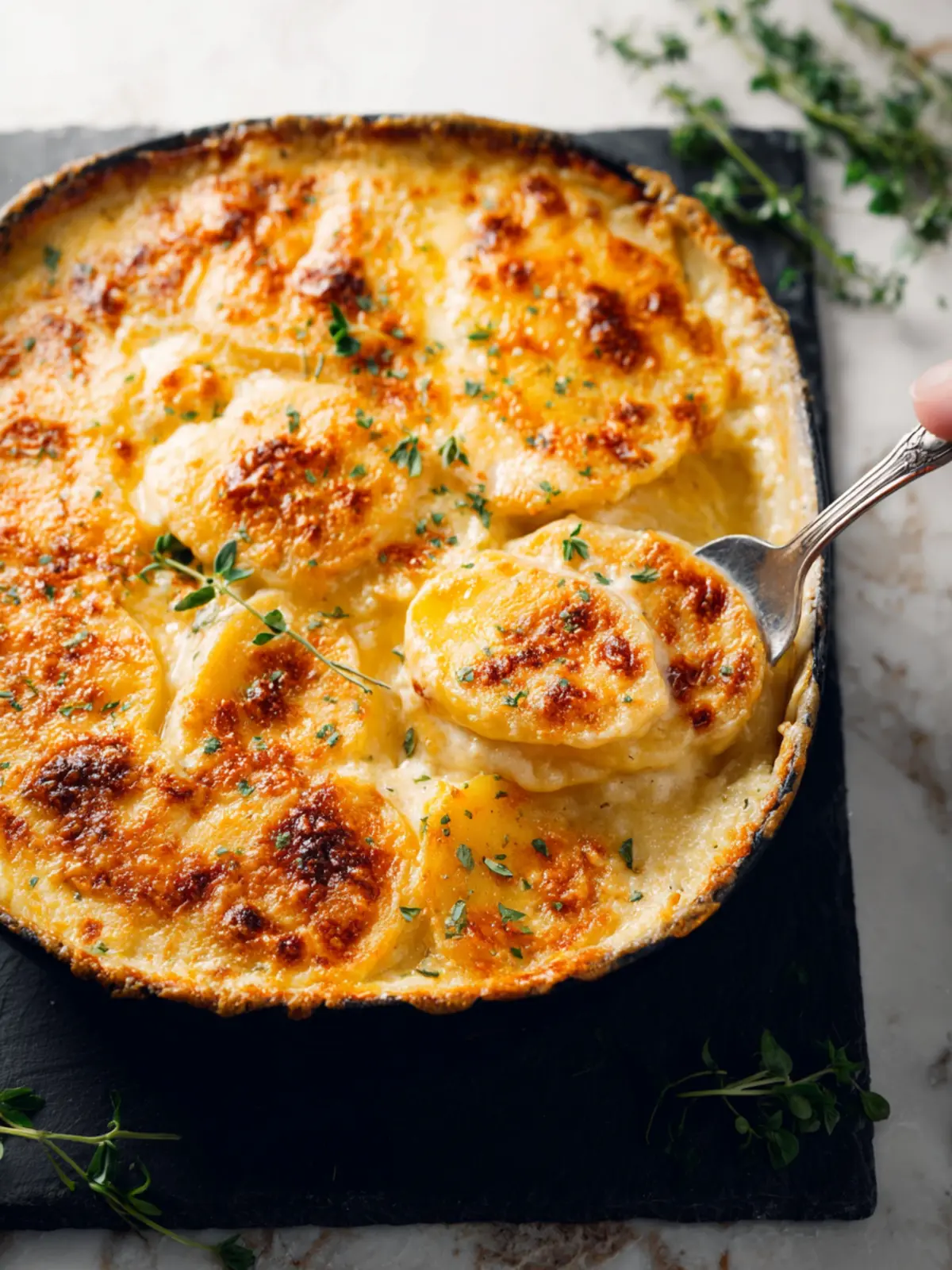 Cheesy Scalloped Potatoes First Image