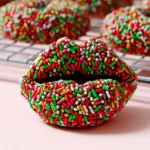 Chocolate Sprinkle Kiss Cookies First Image