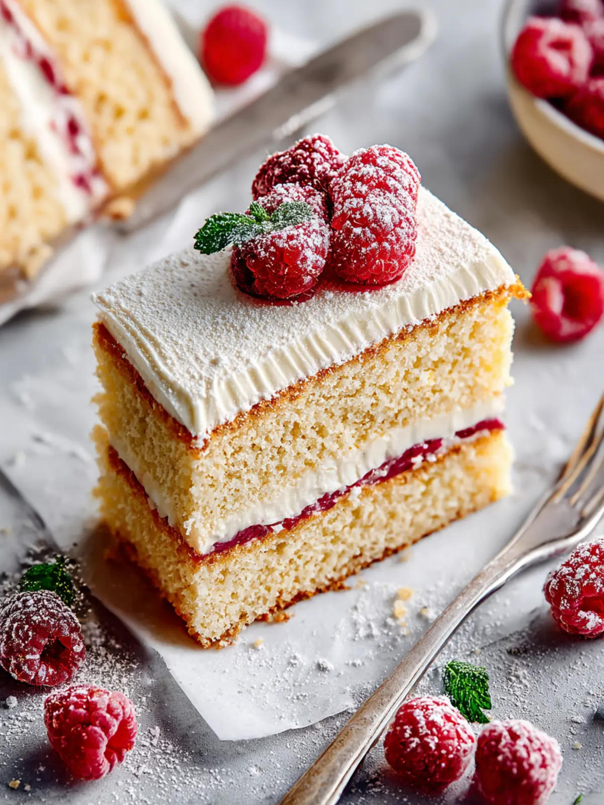 Coconut Flour Vanilla Cake First Image