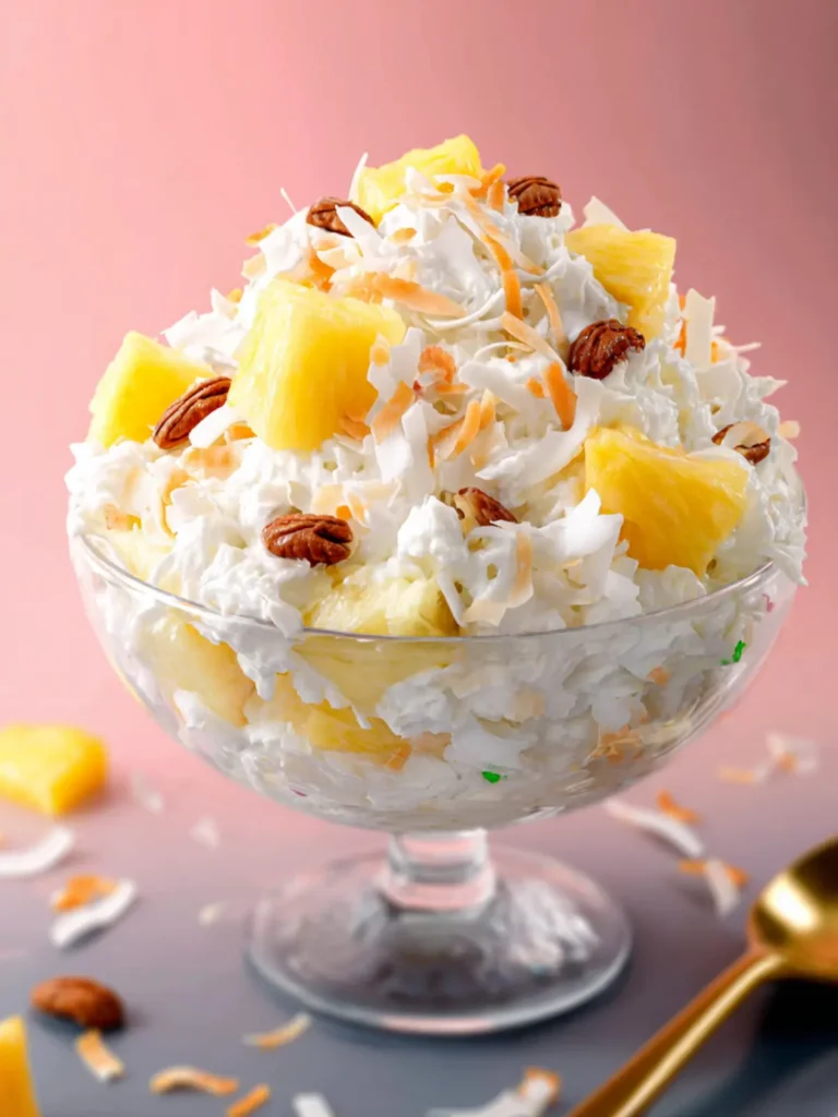 Coconut Pineapple Fluff Salad Recipe First Image