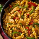 Creamy Chicken Fajita Pasta First Image