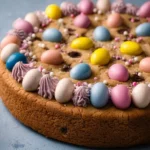 Easter Mini Egg Cookie Cake Recipe First Image