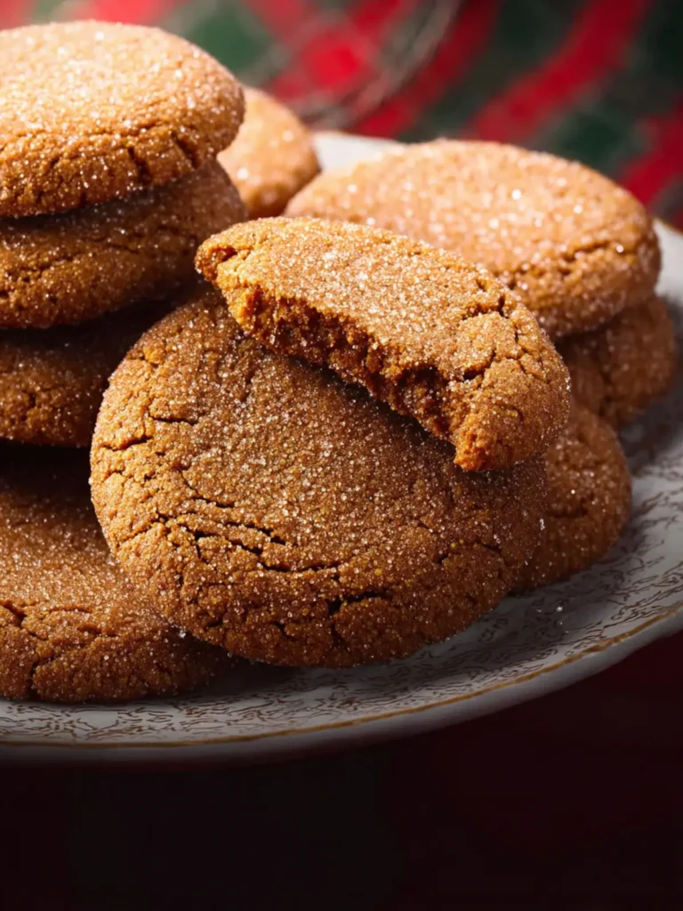 Gingersnap Cookies First Image