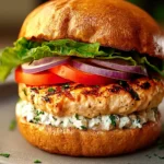 Greek Chicken Burger First Image