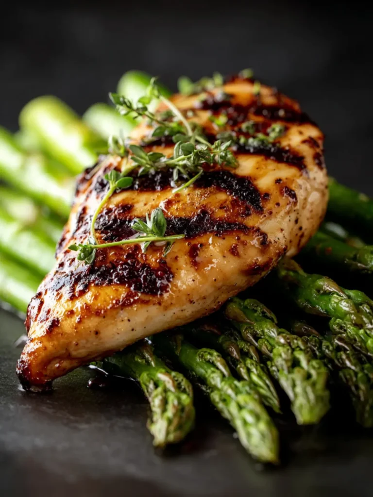 Grilled Chicken With Asparagus First Image