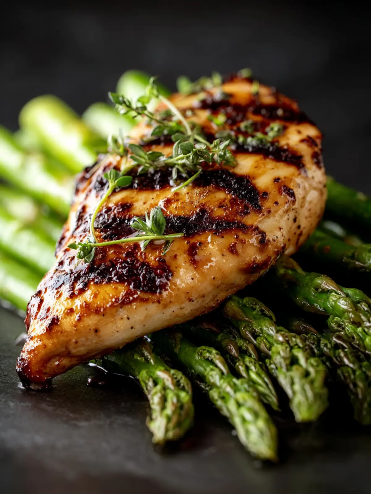 Grilled Chicken With Asparagus First Image