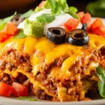 Ground Beef Enchilada Casserole First Image