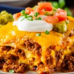 Ground Beef Enchilada Casserole First Image