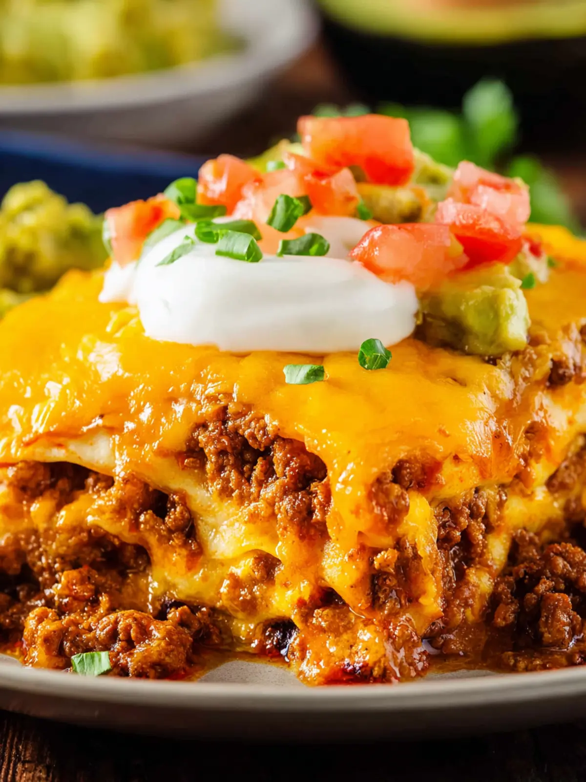 Ground Beef Enchilada Casserole First Image