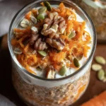Healthy Carrot Cake Overnight Oats, Easy Recipe First Image