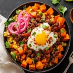 Mexican Street Corn Sweet Potato Beef Bowl First Image