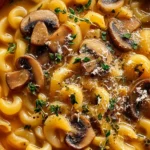 Mushroom Pasta Soup First Image
