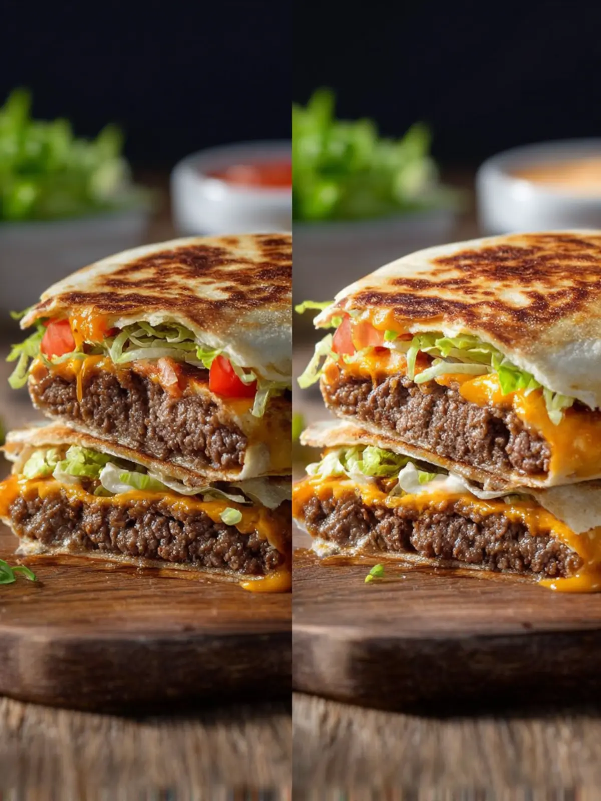 Quick and Easy Recipes for Quesadilla Burgers First Image