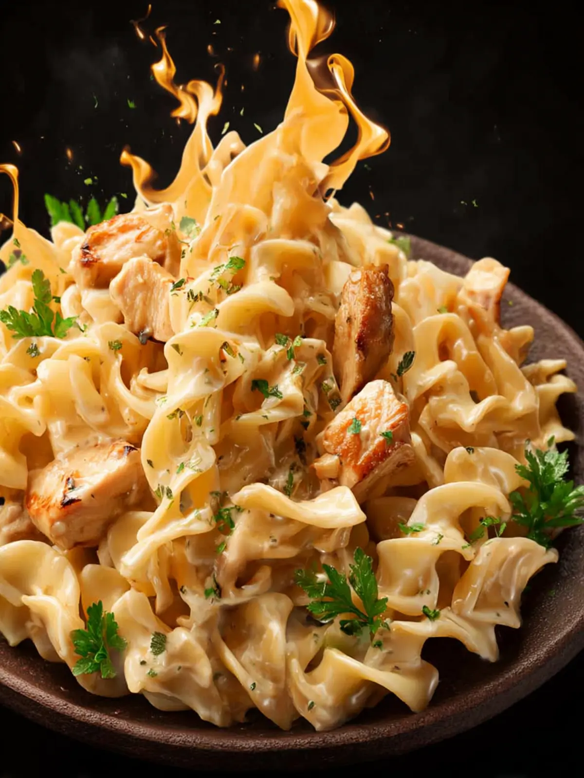 Stove Top Chicken and Noodles First Image