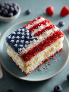 American Flag Cake First Image