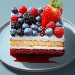 Berry Flag Cake First Image