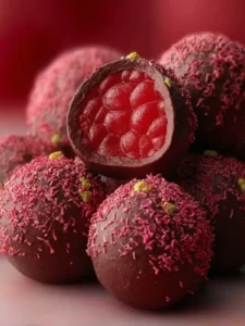 raspberry truffles First Image